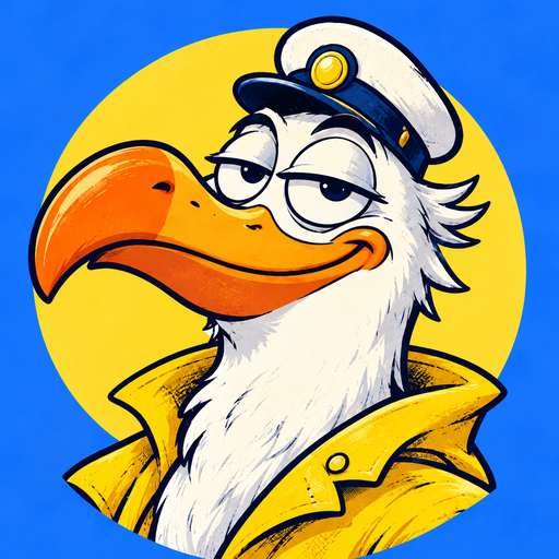 1492 Crew seagull captain logo